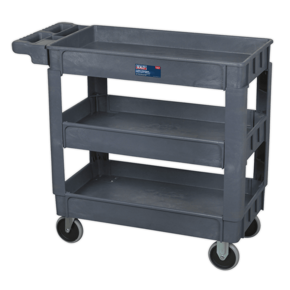 Sealey Trolley 3-Level Composite Heavy-Duty Model No-CX203
