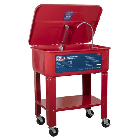 Sealey Mobile Parts Cleaning Tank 50ltr Model No-SM28