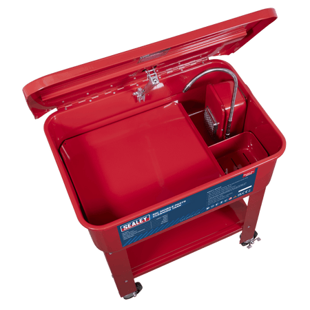 Sealey Mobile Parts Cleaning Tank 50ltr Model No-SM28