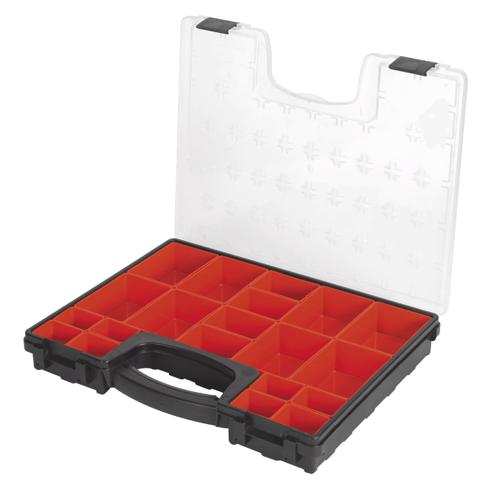 Sealey Parts Storage Case with 20 Removable Compartments Model No-APAS2R