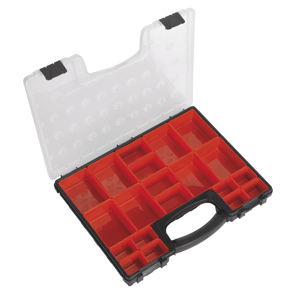Sealey Parts Storage Case with 20 Removable Compartments Model No-APAS2R