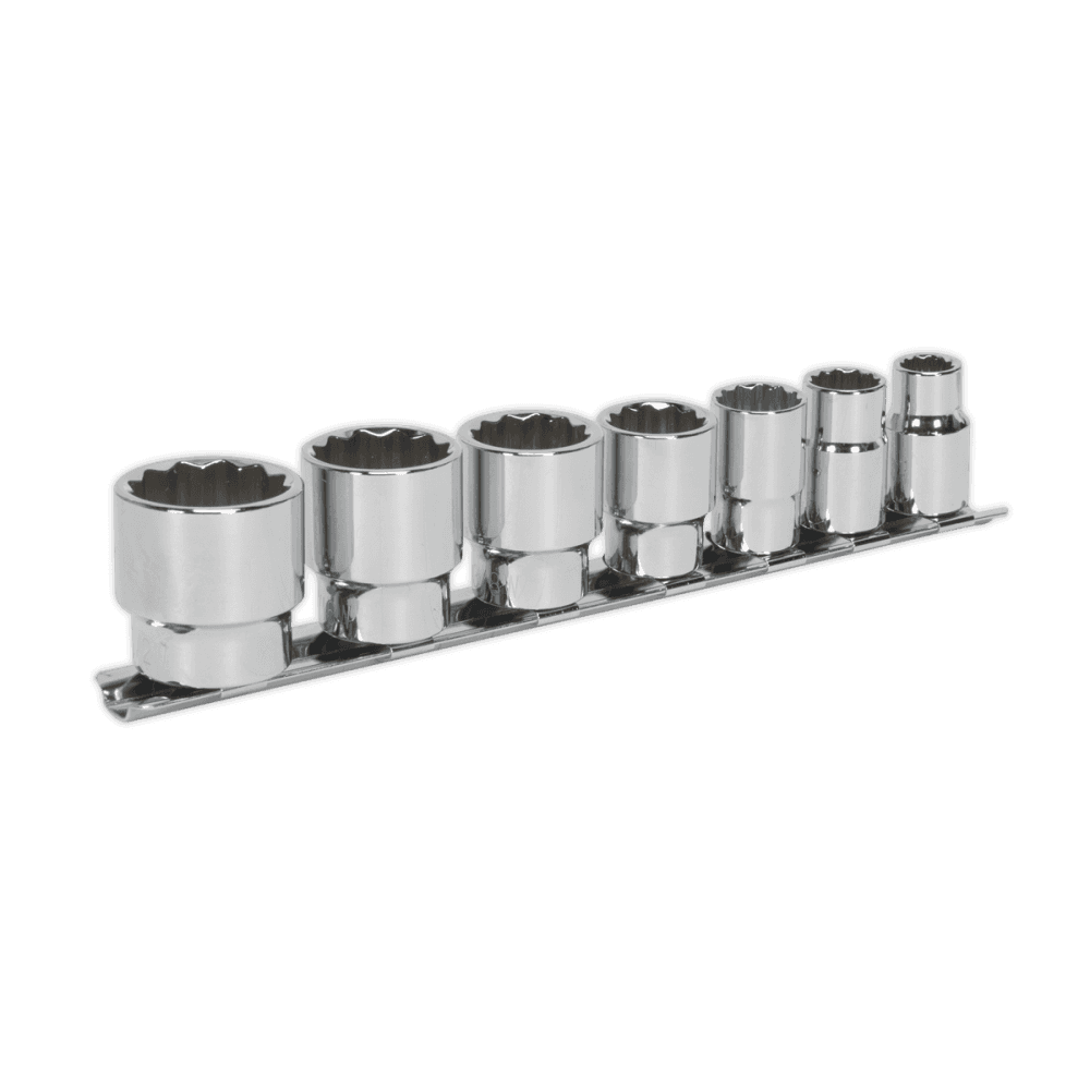 Sealey Socket Set 7pc 3/8"Sq Drive Whitworth Model No-AK2676