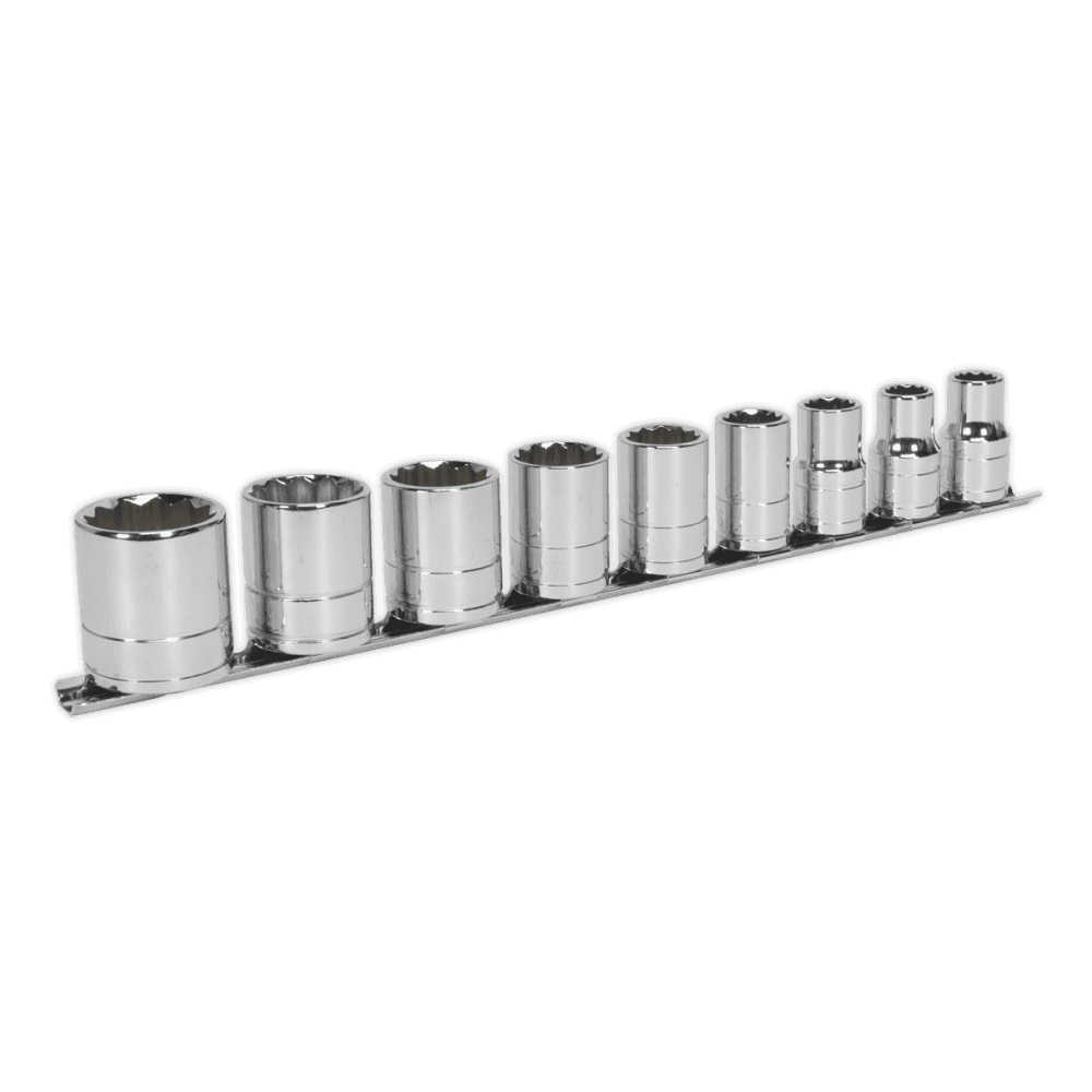 Sealey Socket Set 9pc 1/2"Sq Drive Whitworth Model No-AK2677