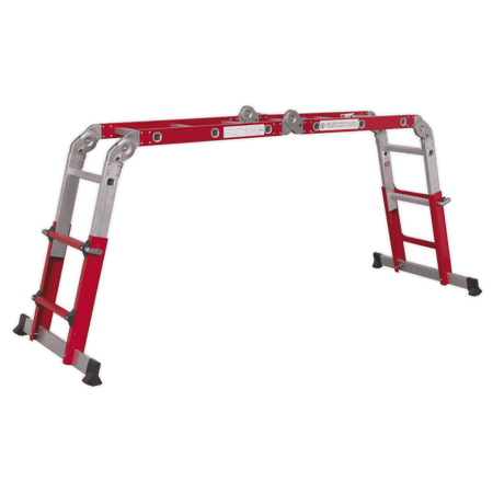 Sealey Aluminium Multipurpose Ladder EN 131 Adjustable Height Model No-AFPL2