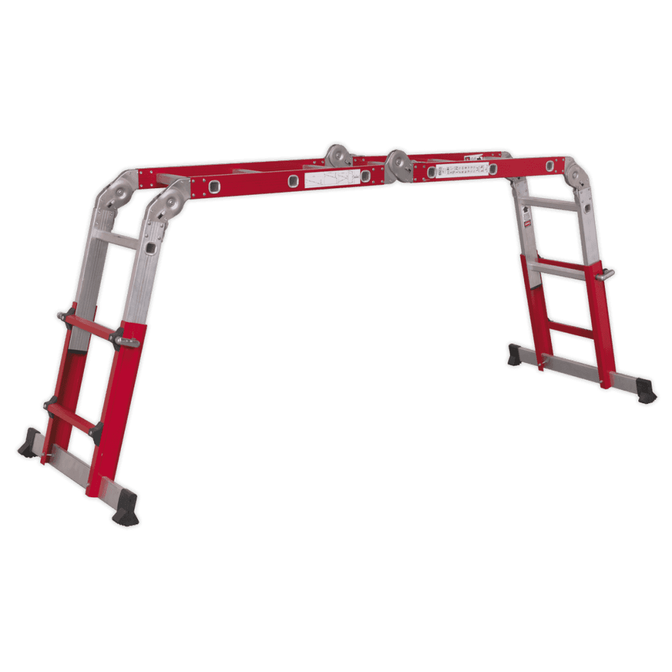 Sealey Aluminium Multipurpose Ladder EN 131 Adjustable Height Model No-AFPL2