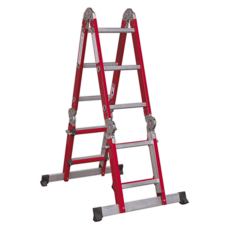 Sealey Aluminium Multipurpose Ladder EN 131 Adjustable Height Model No-AFPL2