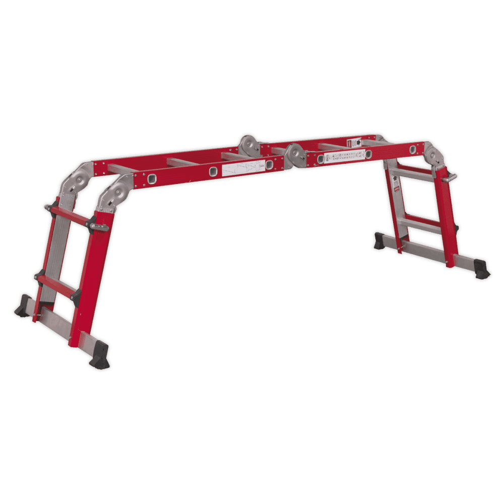 Sealey Aluminium Multipurpose Ladder EN 131 Adjustable Height Model No-AFPL2