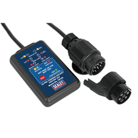 Sealey 13-Pin Towing Socket Tester 12V - VOSA Approved Model No-TST22