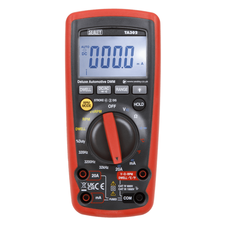 Sealey Digital Automotive Analyser 12 Function with IC Model No-TA302