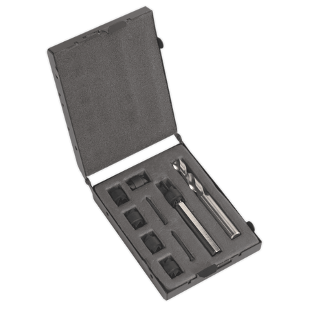 Sealey Spot Weld Cutter & Drill Bit Set 9pc 10mm Model No-AK4730