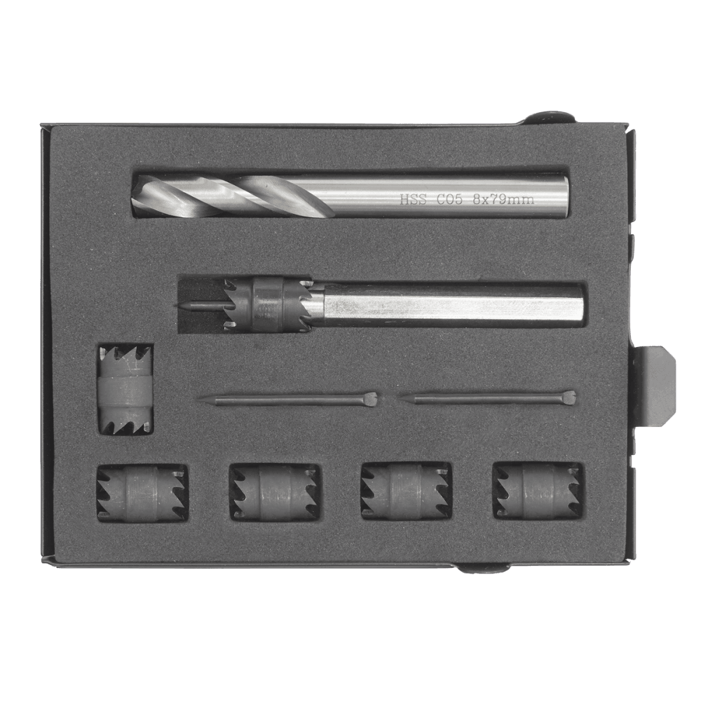Sealey Spot Weld Cutter & Drill Bit Set 9pc 10mm Model No-AK4730
