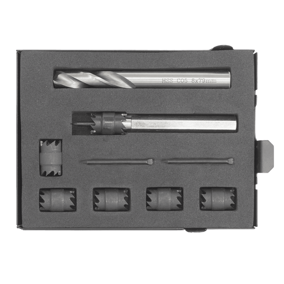 Sealey Spot Weld Cutter & Drill Bit Set 9pc 10mm Model No-AK4730
