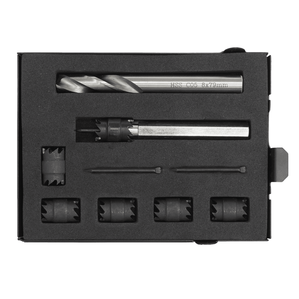 Sealey Spot Weld Cutter & Drill Bit Set 9pc 10mm Model No-AK4730