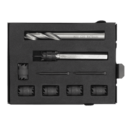 Sealey Spot Weld Cutter & Drill Bit Set 9pc 10mm Model No-AK4730