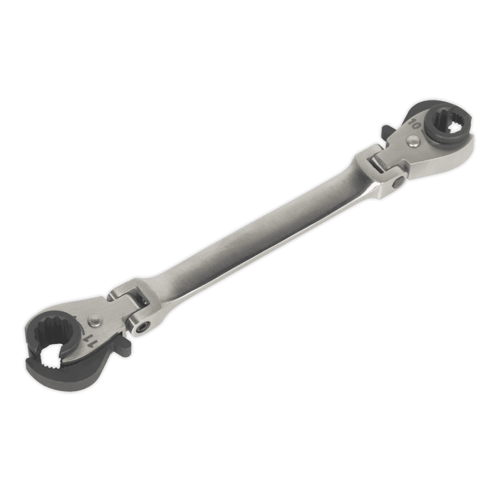 Sealey Flare Nut Spanner Ratcheting 10 & 11mm Model No-VS0347