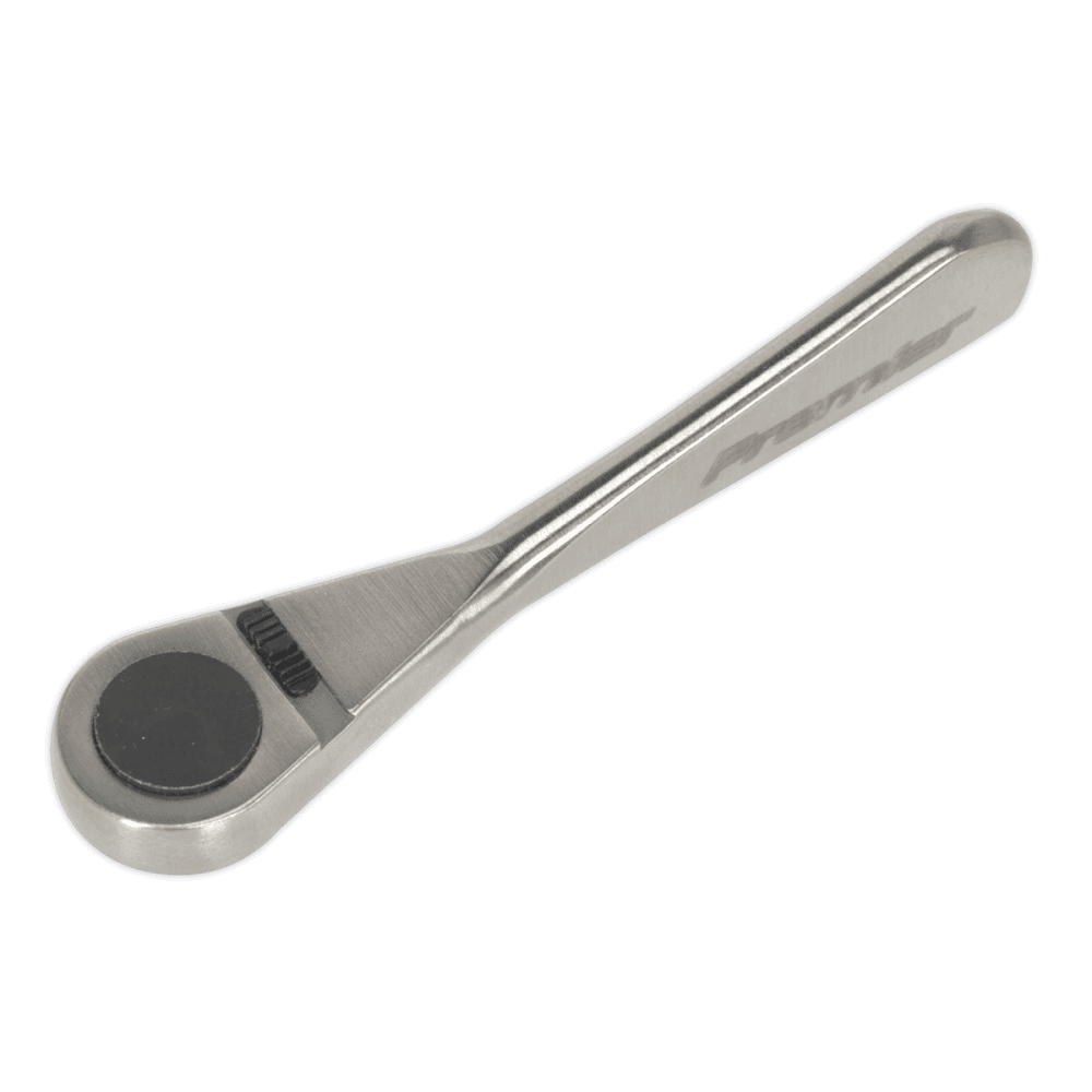 Sealey Ratchet Wrench Micro 1/4"Sq Drive Stainless Steel Model No-AK6960