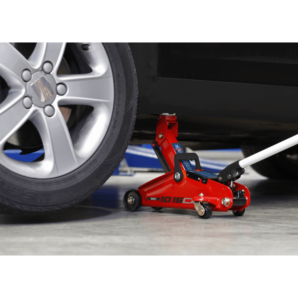Sealey Trolley Jack 1.5tonne Short Chassis Model No-1015CX