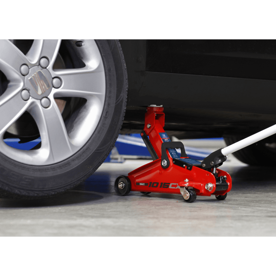 Sealey Trolley Jack 1.5tonne Short Chassis Model No-1015CX
