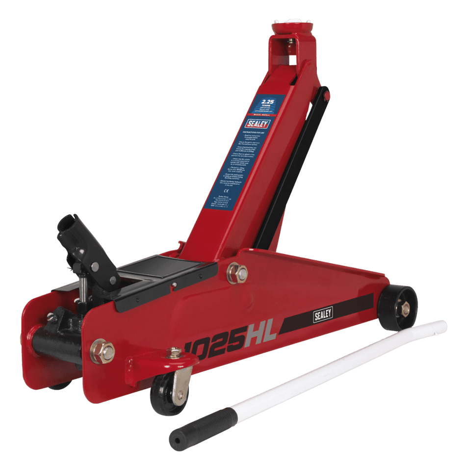 Sealey Trolley Jack 2.25tonne High Lift Super Rocket Lift Model No-1025HL