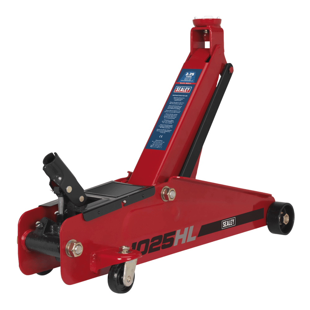 Sealey Trolley Jack 2.25tonne High Lift Super Rocket Lift Model No-1025HL
