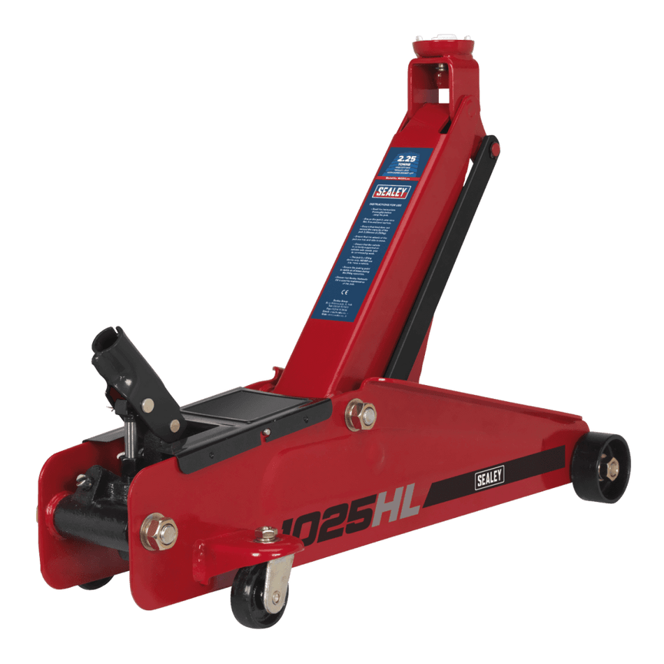 Sealey Trolley Jack 2.25tonne High Lift Super Rocket Lift Model No-1025HL