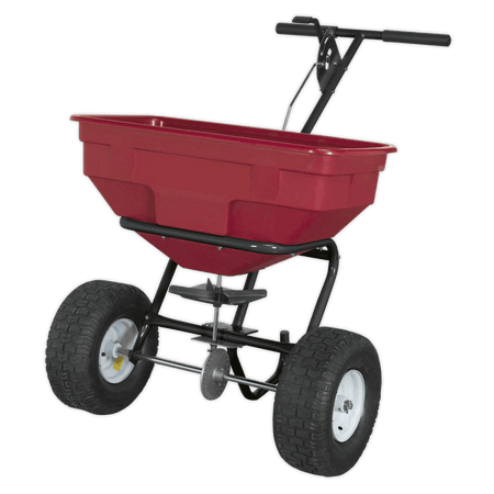Sealey Broadcast Spreader 57kg Walk Behind Model No-SPB57W