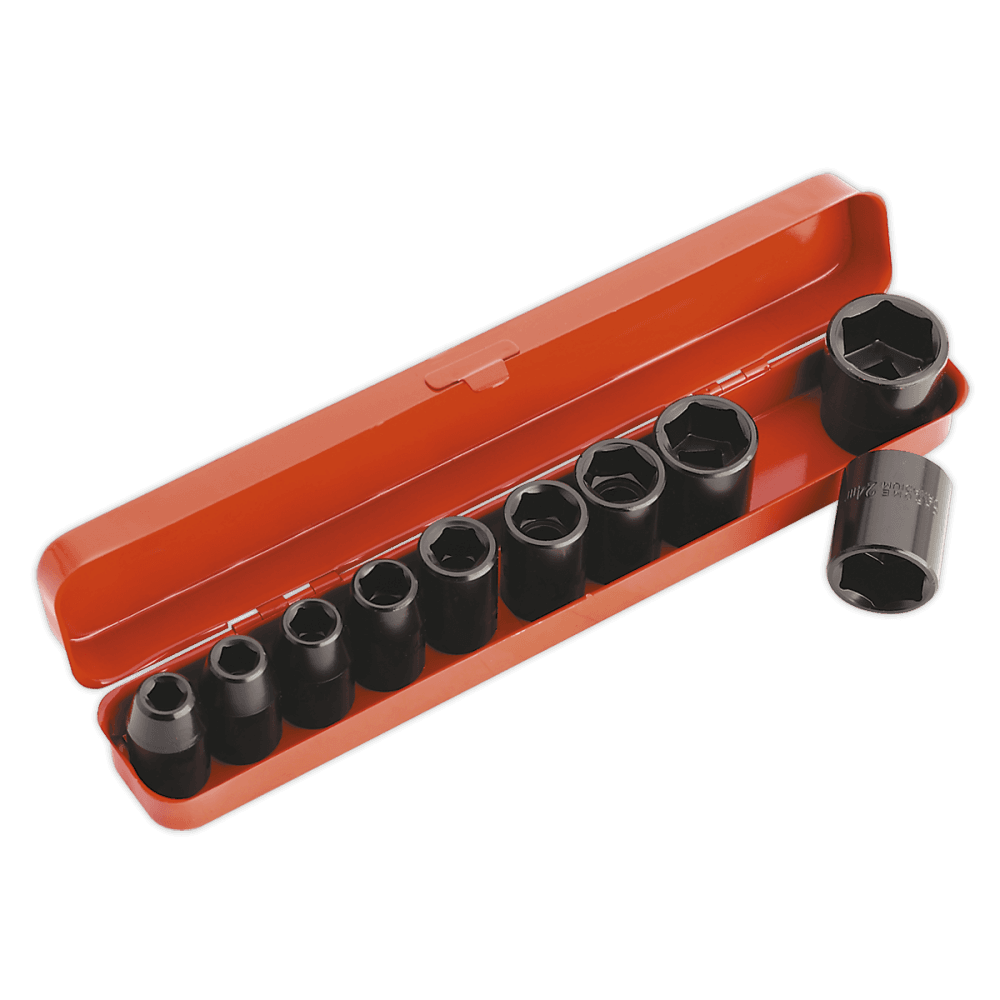 Sealey Impact Socket Set 10pc 1/2"Sq Drive Metric Model No-AK56/11M