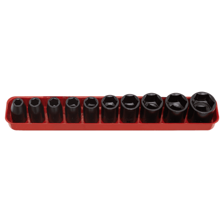 Sealey Impact Socket Set 10pc 1/2"Sq Drive Metric Model No-AK56/11M