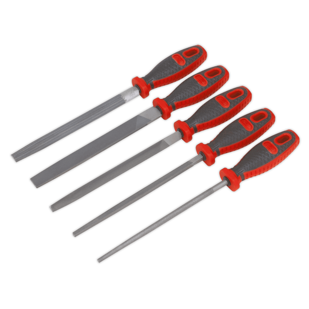 Sealey 200mm Engineers File Set 5pc Model No-AK573