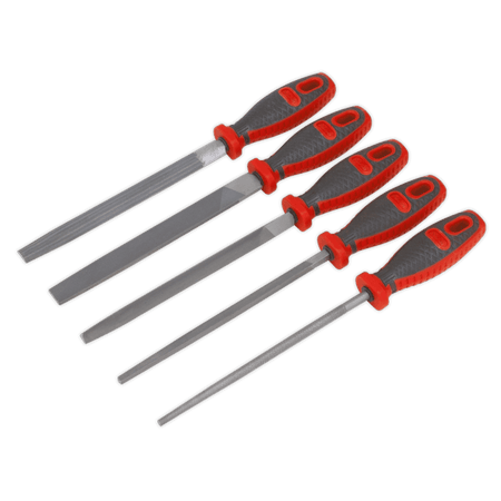 Sealey 200mm Engineers File Set 5pc Model No-AK573
