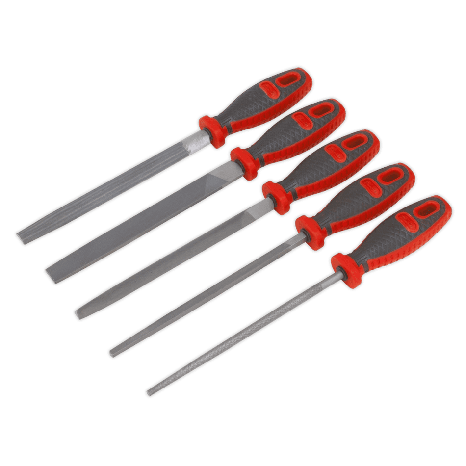 Sealey 200mm Engineers File Set 5pc Model No-AK573