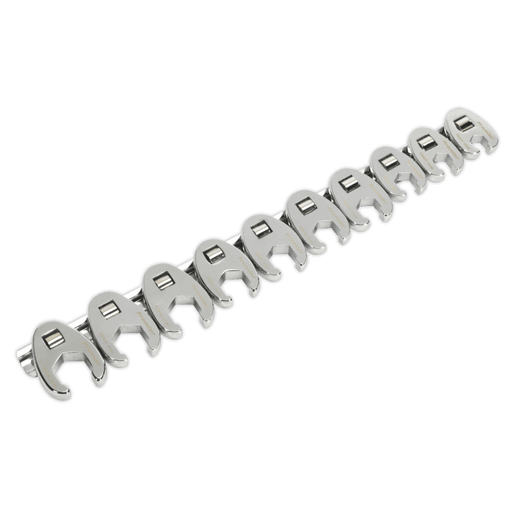 Sealey Crow's Foot Spanner Set 10pc 3/8"Sq Drive - Metric Model No-AK598