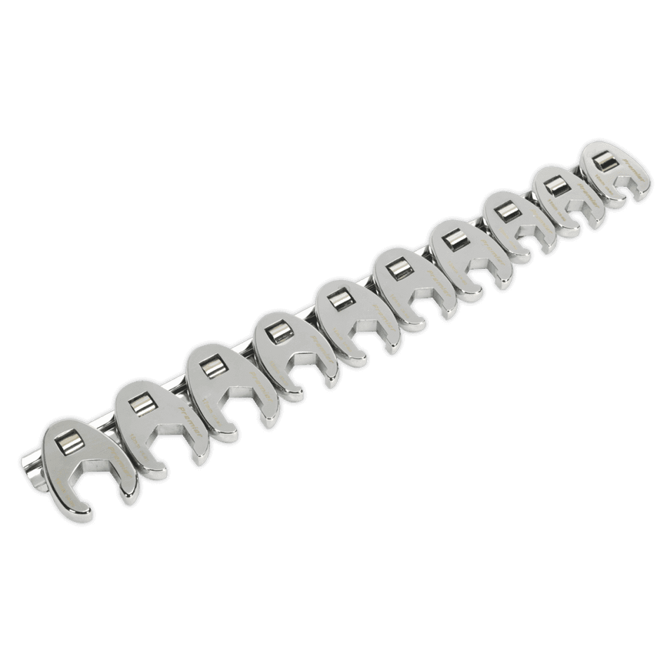 Sealey Crow's Foot Spanner Set 10pc 3/8"Sq Drive - Metric Model No-AK598