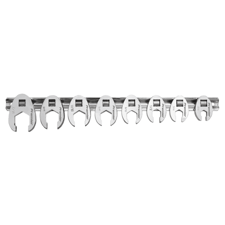 Sealey Crow's Foot Spanner Set 8pc 3/8"Sq Drive Imperial Model No-AK599