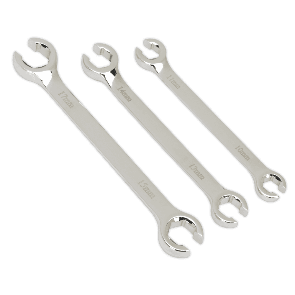 Sealey Flare Nut Spanner Set 3pc Metric Model No-AK600