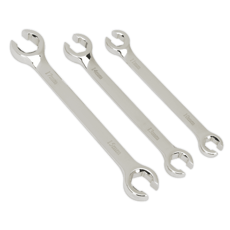 Sealey Flare Nut Spanner Set 3pc Metric Model No-AK600