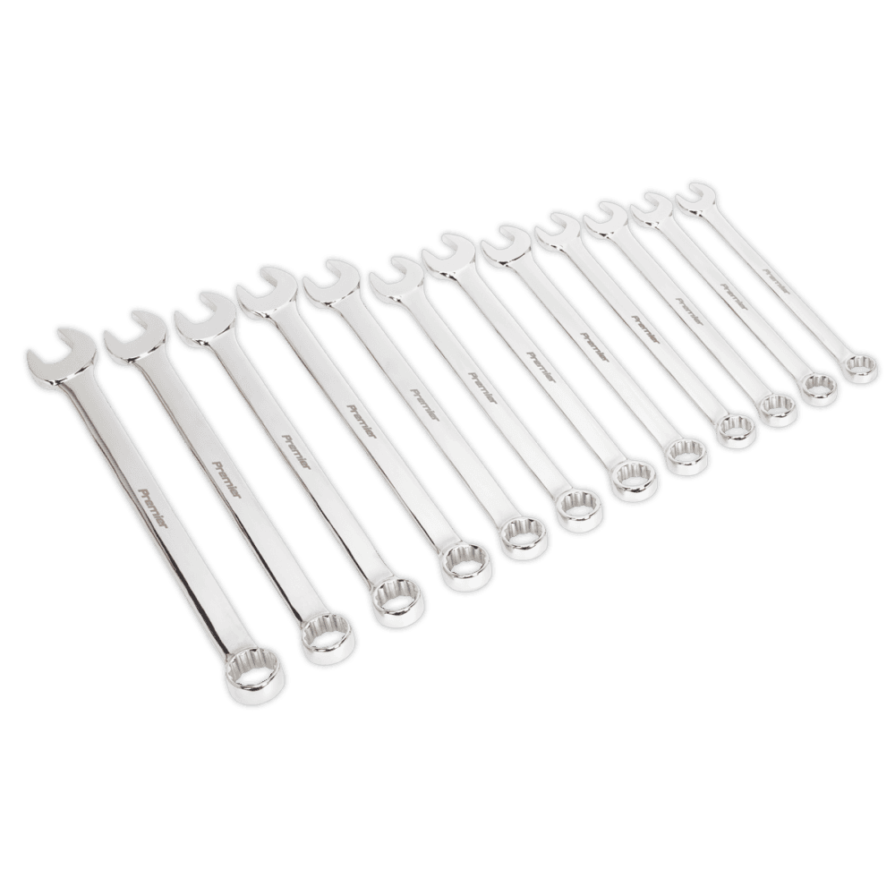 Sealey Combination Spanner Set 12pc Jumbo Metric Model No-AK6082