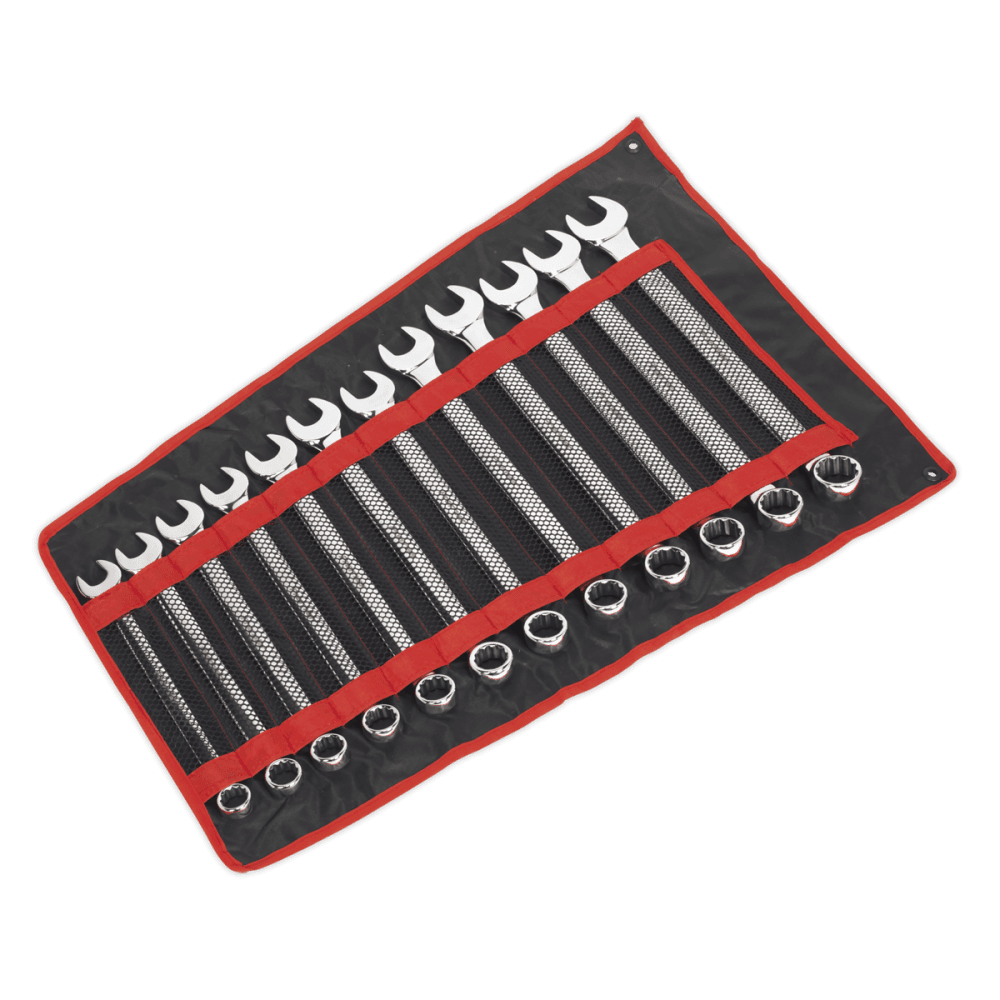 Sealey Combination Spanner Set 12pc Jumbo Metric Model No-AK6082