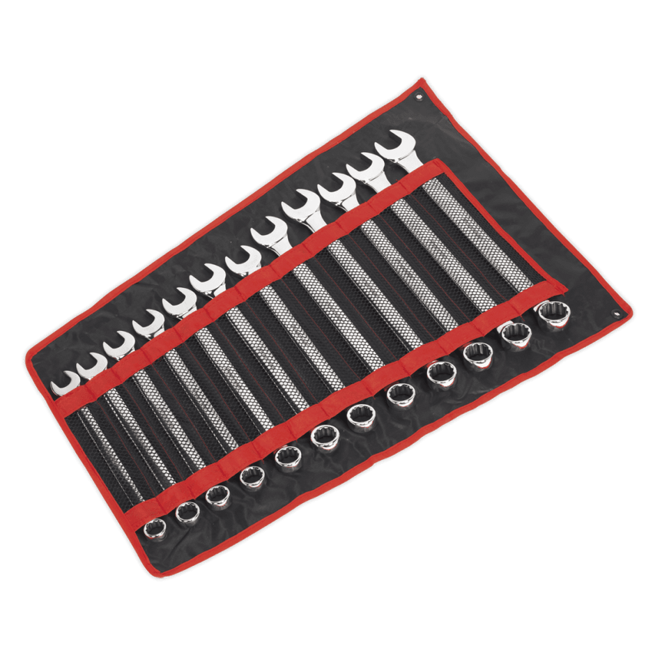 Sealey Combination Spanner Set 12pc Jumbo Metric Model No-AK6082