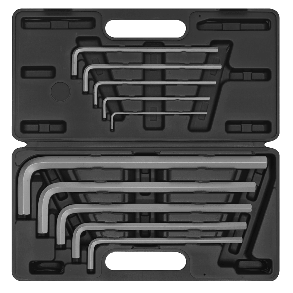 Sealey Jumbo Hex Key Set 10pc Extra-Long Metric Model No-AK6143