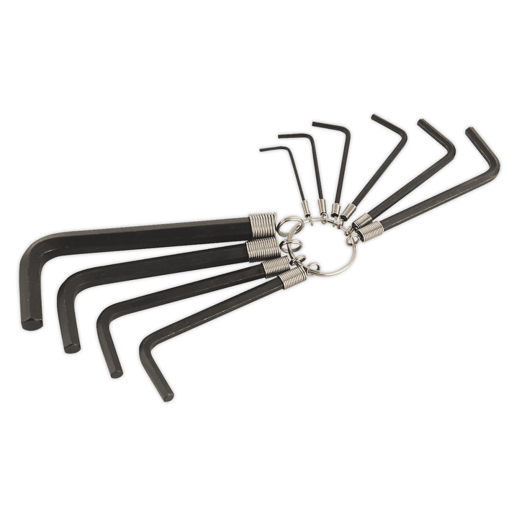 Sealey Hex Key Set on Ring 10pc Metric Model No-AK6148