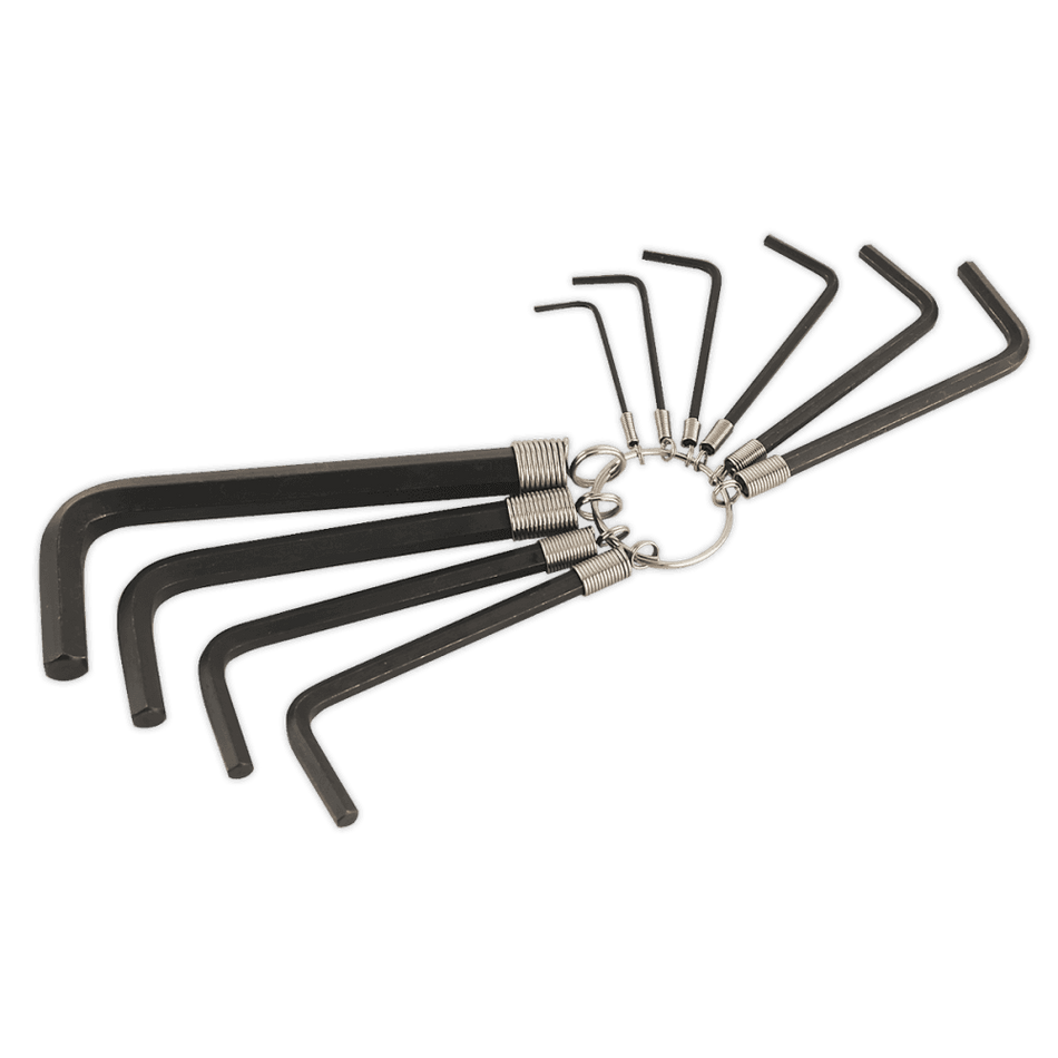Sealey Hex Key Set on Ring 10pc Metric Model No-AK6148