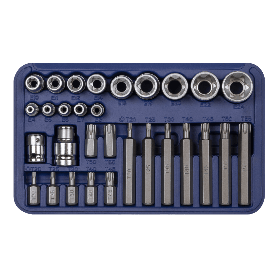 Sealey TRX-Star Socket & Bit Set 30pc Model No-AK619