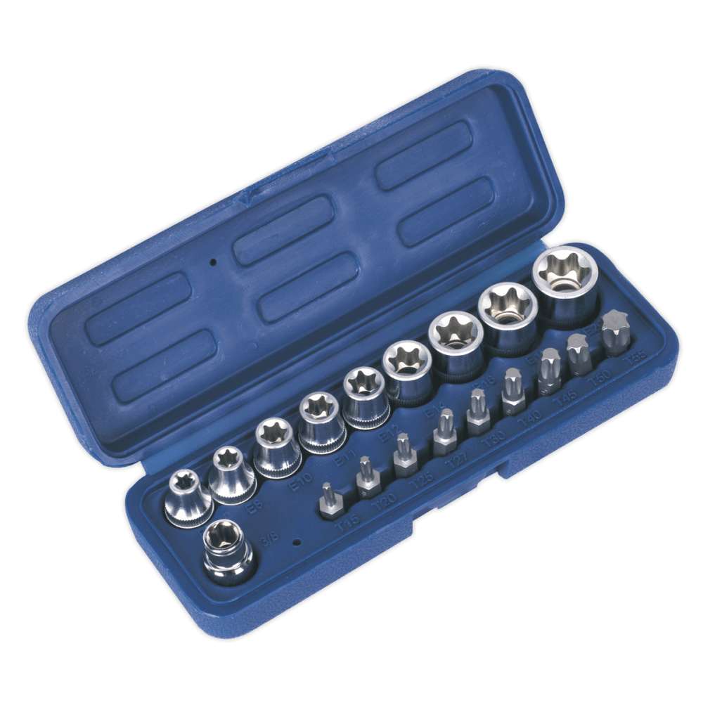 Sealey TRX-Star Socket & Bit Set 19pc Model No-AK6191