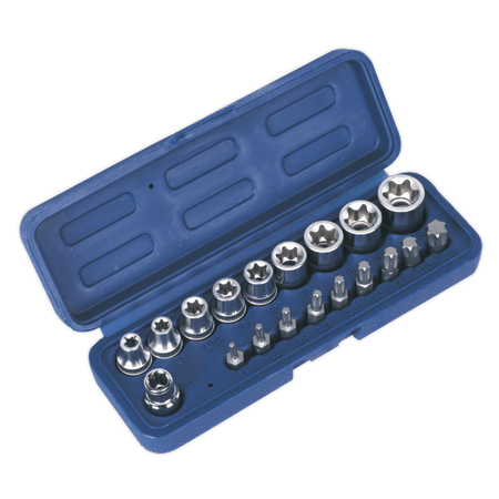 Sealey TRX-Star Socket & Bit Set 19pc Model No-AK6191