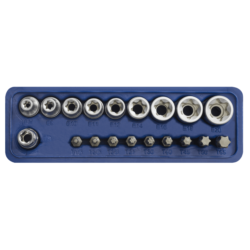 Sealey TRX-Star Socket & Bit Set 19pc Model No-AK6191