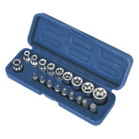 Sealey TRX-Star Socket & Bit Set 19pc Model No-AK6191