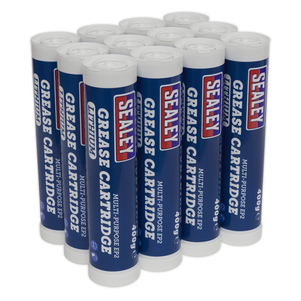 Sealey Grease Cartridge 400g Box of 12 Model No-SGC12