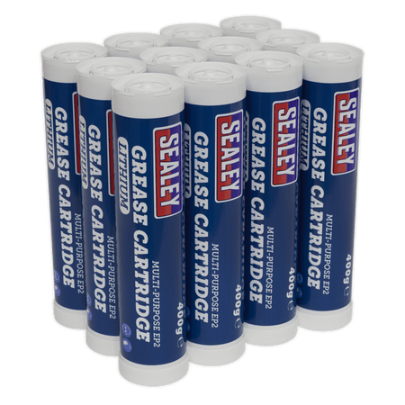 Sealey Grease Cartridge 400g Box of 12 Model No-SGC12