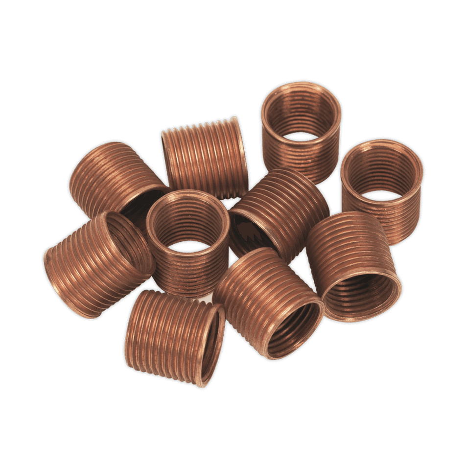 Sealey Thread Inserts M14 x 1.25mm 15mm for VS301 Pack of 10 Model No-VS301.15